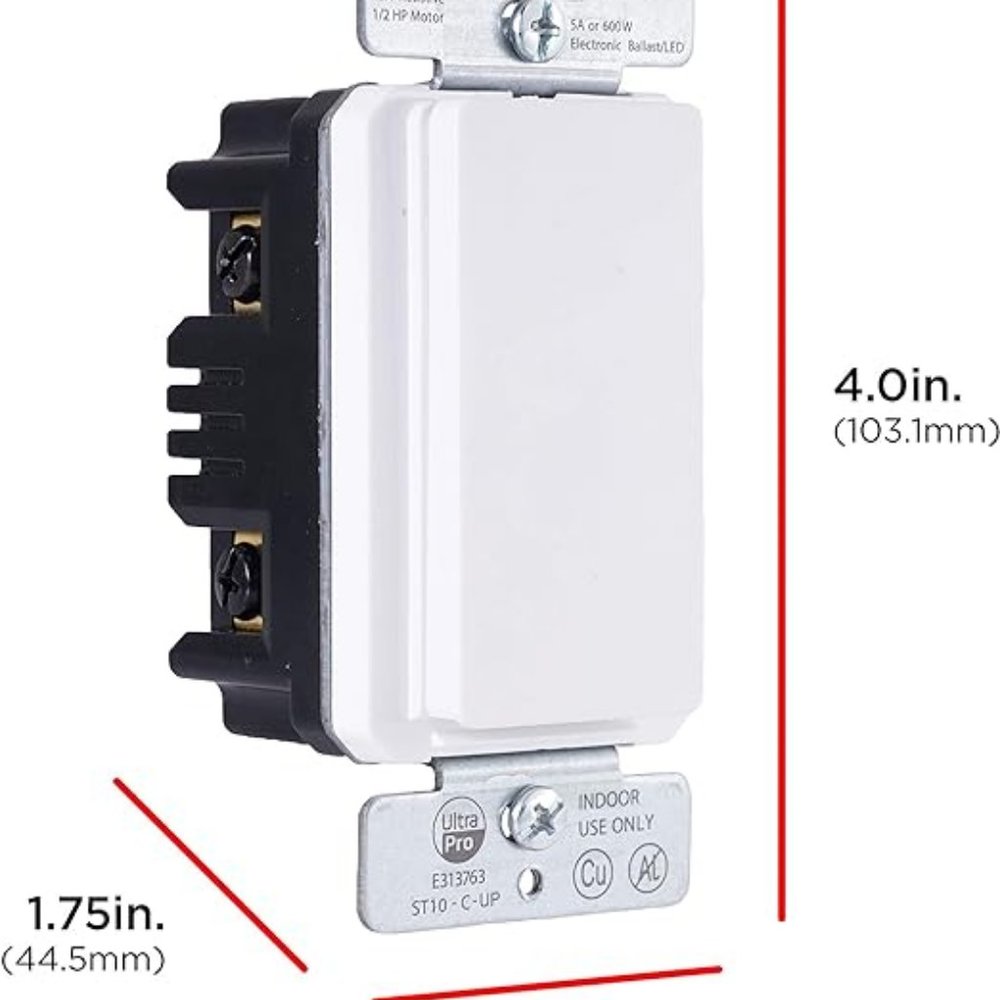 UltraPro 24-Hour Digital In-Wall Timer - Picture 2 of 7